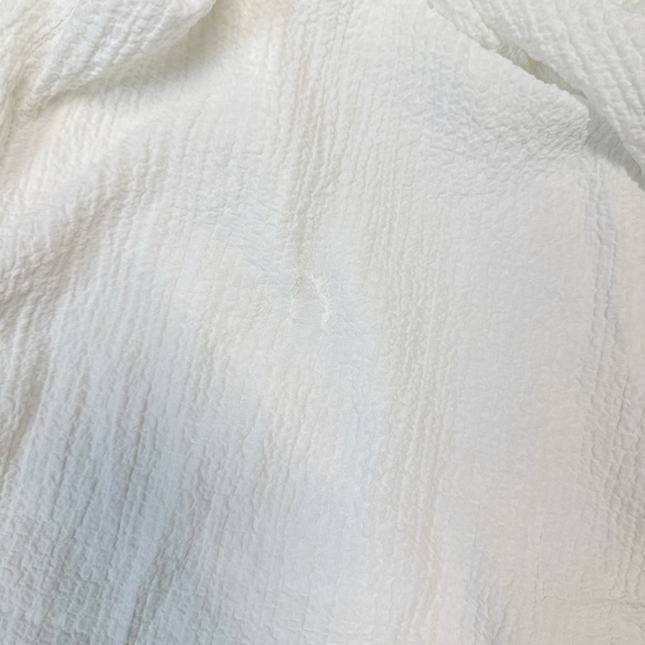 Anne Klein Tiered Tie Neck Maxi dress bright white size 6 - Picture 9 of 9